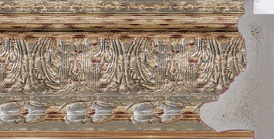 Пластиковый багет: декоративное золото и серебро